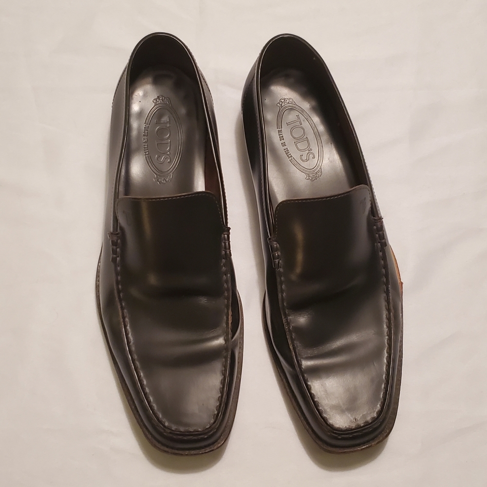 Tod's brown leather dress shoe size 40